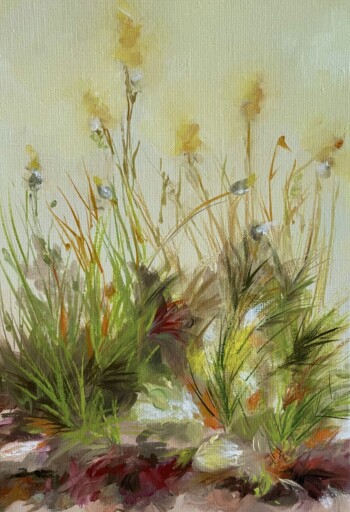 HOMMAGE A DURER - HUILE SUR TOILE -34X35CM