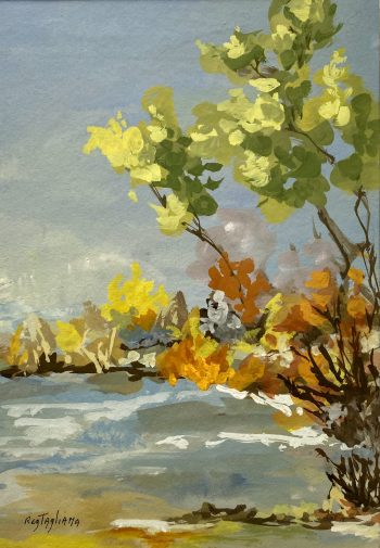 Automne 2 - Gouache sur carton - 20x29 cm - 180€